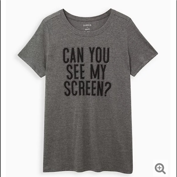 torrid Tops - Nwt Torrid slim fit crew T Shirt see screen
